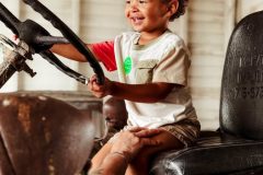 Small-child-on-Oliver-tractor