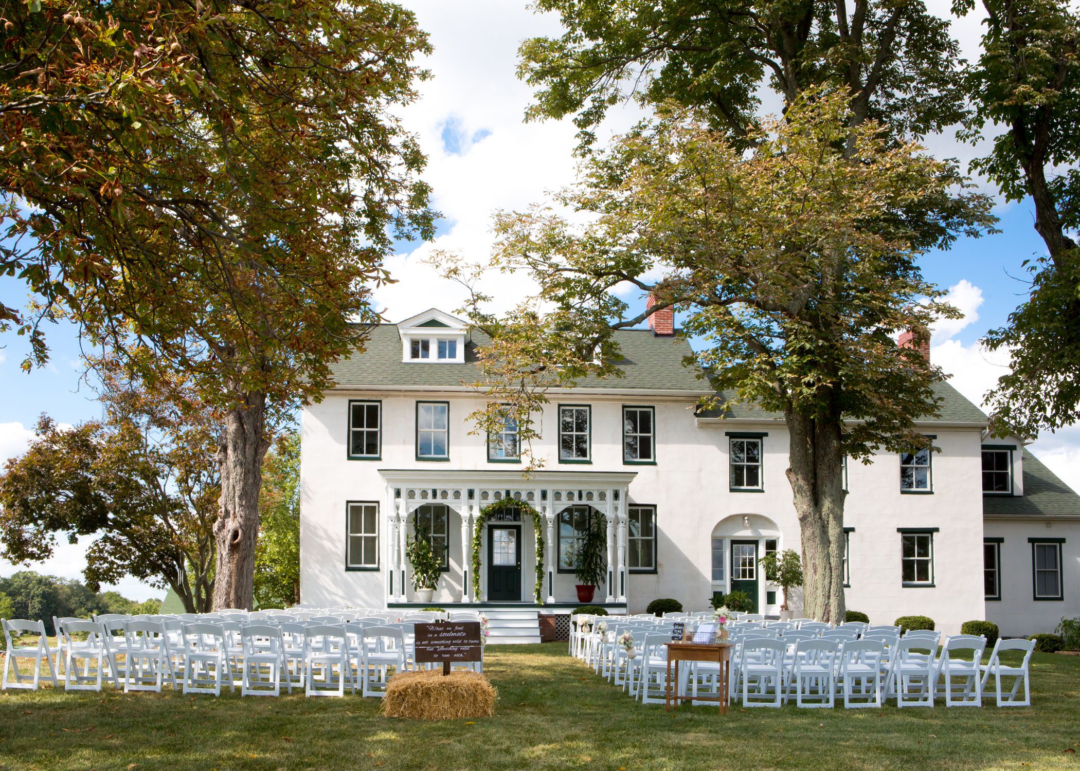 Manor House Porch Wedding